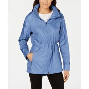 Columbia Women's Sustina Springs Fleece-Lined Windbreaker Jacket - Blue Dusk XS